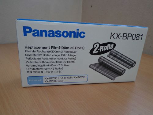 Brand New Panasonic KX-BP081 Replacement Film 100m x 2 Rolls