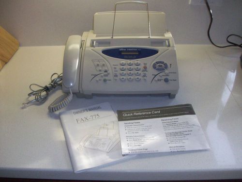 BROTHER INTELLIFAX-775 PLAIN PAPER FAX MACHINE W MANUAL - WORKS!