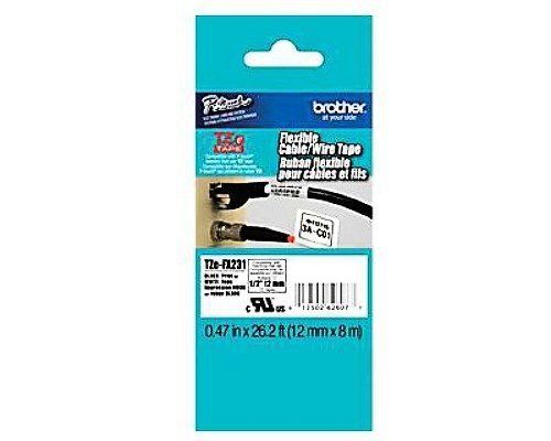 Brother ussco-brt-tzfx231-1903 tz flexible tape cartridge for p-touch labelers, for sale