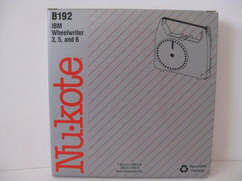 Brand new in box nu-kote ibm wheelwriter ink ribbon 3 5 6 b192 !!! for sale