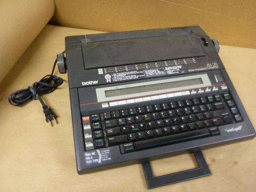 Brother AX-28 Electronic Typewriter Word Processor LCD &#034;word-spell&#034; works great