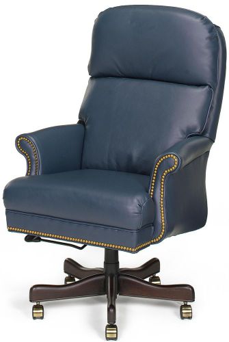 NEW CHAIR EXECUTIVE WOOD LEATHER REMOVABLE LEG HAND-CRAFTED MK-124