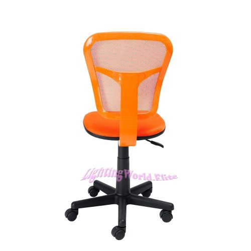Designer swivel mesh computer office chairs orange kids study laptop desk chairs for sale
