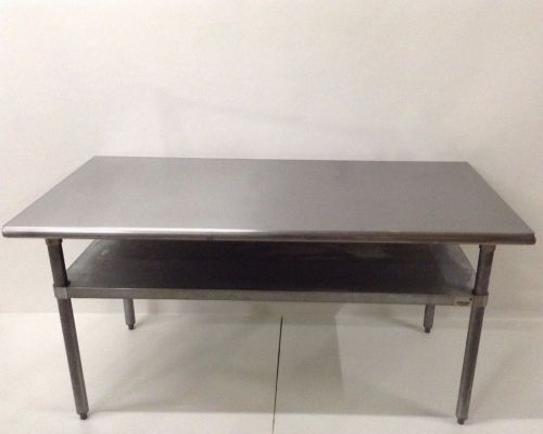 Industrial warehouse work table factory stainless steel bench advance tabco for sale