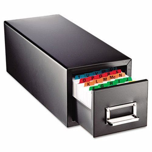 Steelmaster Drawer Card Cabinet Holds 1,500 4 x 6 cards (MMF263F4616SBLA)