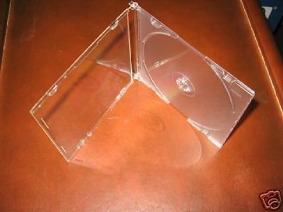 200 NEW 5.2MM SLIM CD JEWEL CASES W/CLEAR TRAY