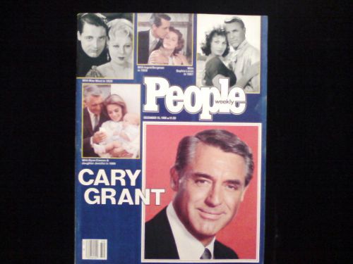 People Magazine December 15 1986 Cary Grant Cover Special New Sophia Loren Rare!