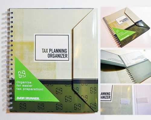 New Spira Day Runner Tax Planning Organizer with Velcro and Card Holder,Large-h3