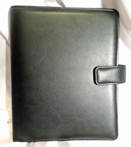 Classic Edition Day Runner Inc. Refillable Planner Black Leather