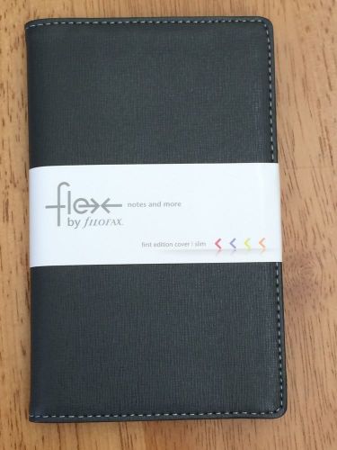 First Edition Filofax Flex A5 Notebook Cover - Slate, new with packaging