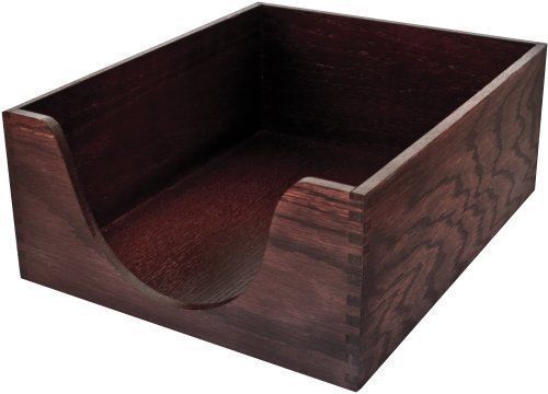 Ace Office 08223 Hardwood Legal Stackable Desk Tray, Mahogany