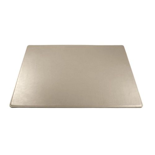 LUCRIN - Desk Blotter 25.3 x 17.5 inches - Smooth Cow Leather - Light taupe