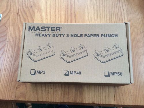 New Master Heavy Dity 3-hole Paper Punch