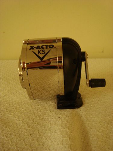 X-ACTO KS Manual Pencil Sharpener Good Condition. Wall or Table Mount