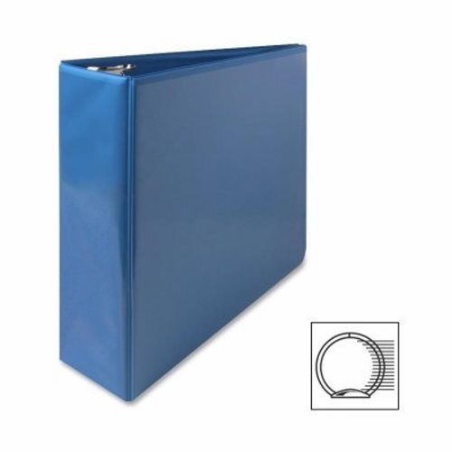 Sparco Round Ring View Binder, 3&#034;Capacity, 11&#034;x8-1/2&#034;, Light Blue (SPR19752)