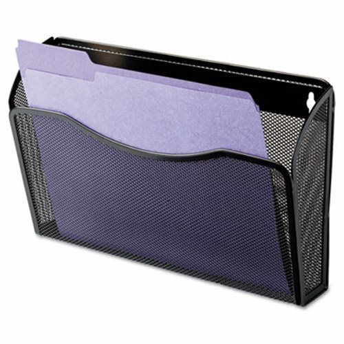 Rolodex Single Pocket Wire Mesh Wall File, Letter, Black (ROL21931)