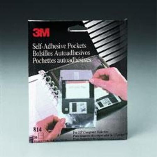 3M Disk Pockets Self-Adhesive 3-1/2&#039;&#039; Diskettes
