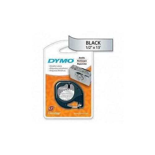 Dymo LetraTag 91338 Metallic Tape - 0.5&#034; x 12.8ft - 1 x Roll  [ID 69952]