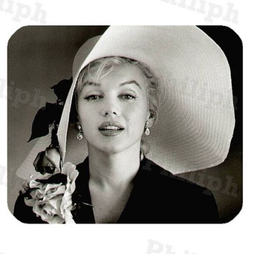 Marilyn Monroe Custom Mouse Pad Anti Slip with Rubber backed and top Polyester