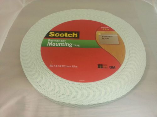3M Scotch Mounting Tape 110-MR Double Sided 3/4&#034; (19mm) wide x 38 yds (34.7m)