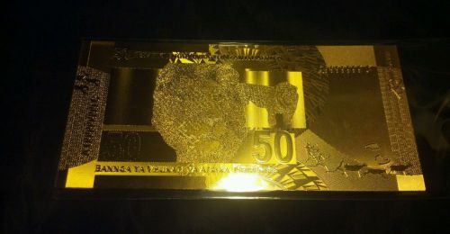 NEW REAL 24K.999 GOLD$10 RAND NOT MANY LEFT HAVE OTHERS FREE SHIPPING! Ab