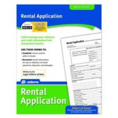 Rental/Credit Application Legal Form