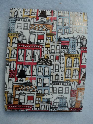 sketch CITY SCENE magnetic PURSE PAD note pad notepad 75 sheet