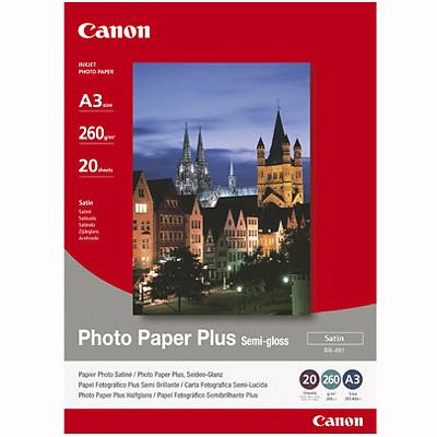 Canon Semi Gloss Photopaper  A3 20 Sheets 260gsm
