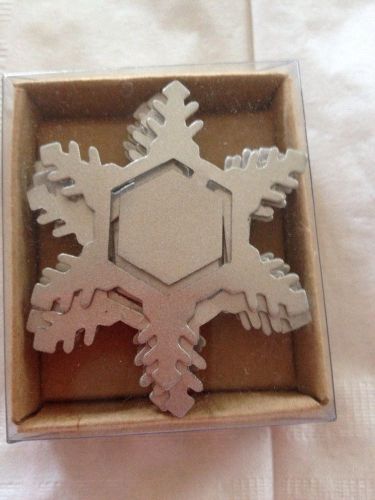 Pottery barn snow flake paper clips niob for sale