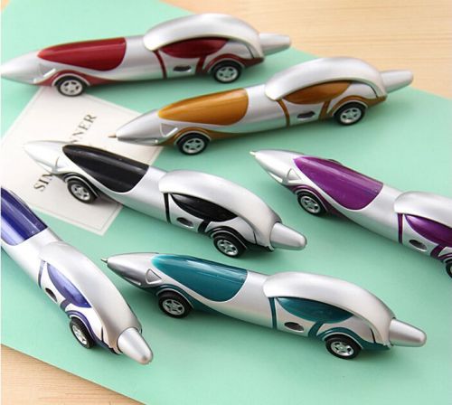 1pc Funny Cute Sport Car Point Pen Ballpen for Kids Child Student 6colors