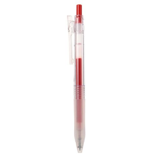 MUJI MoMA Gel ballpoint pen knock type 0.5 RED from Japan New