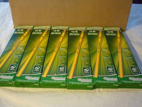 72 (6 packs) Ticonderoga Pencils #2 HB Pencil New