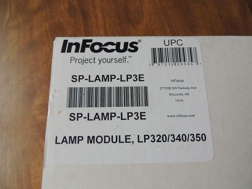 Brand New GENUINE Infocus SP-LAMP-LP3E Lamp with housing. Module LP320/340/350