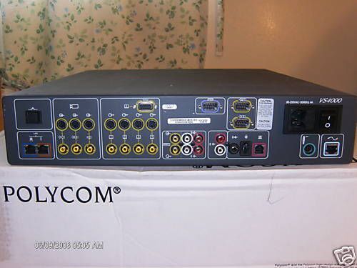 Polycom vs4000 w/ ptz cam, multipoint, pal, completed for sale