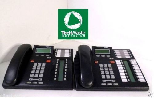 LOT OF 2 NORTEL NORSTAR T7316E NT8B27 OFFICE PHONES T3-E10