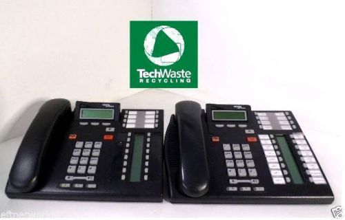 LOT OF 2 NORTEL NORSTAR T7316E NT8B27 OFFICE PHONES T3-E10