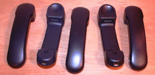 Lot of 5 Nortel T Series Charcoal Handsets