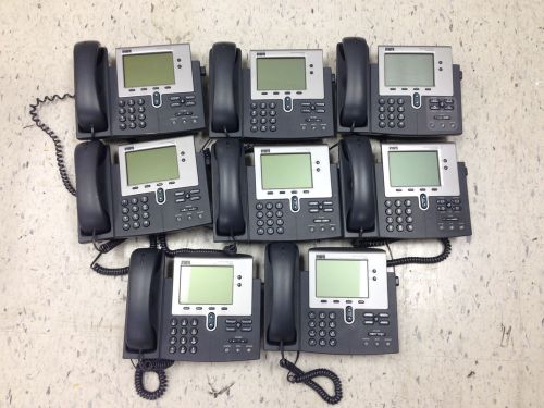 Lot of 8 UNTESTED Cisco IP 7940 business phone