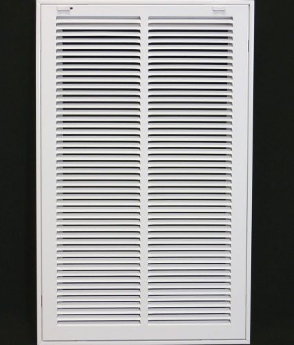 14w&#034; x 25h&#034; return filter grille - easy air flow - flat stamped face for sale