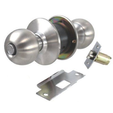 Stainless steel privacy lockset (2-3/4&#034; backset) for sale