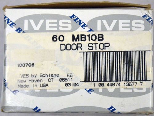 Lot of 9 - Ives 60MB10B Baseboard Stop - solid brass, Oil-Rubbed Bronze finish