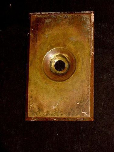 VINTAGE ELECTRICAL SWITCHPLATE BELL PLATE PERKINS ELECTRIC SWITCH BRIDGEPORT CT