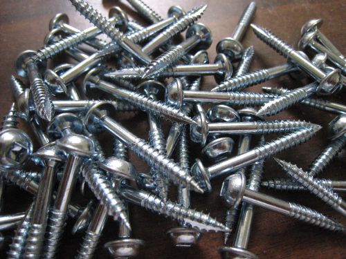 # 7 x 1-1/4&#034; lg  washer head square drive face frame pocket hole screw 500 ea for sale