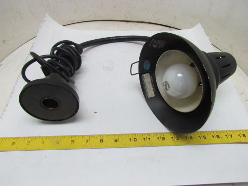 Gooseneck flexible work light task lamp magnetic base 100 watt 120v 24&#034; black for sale