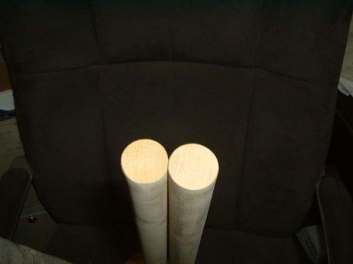1 inch By 30 inch long round Maple dowels
