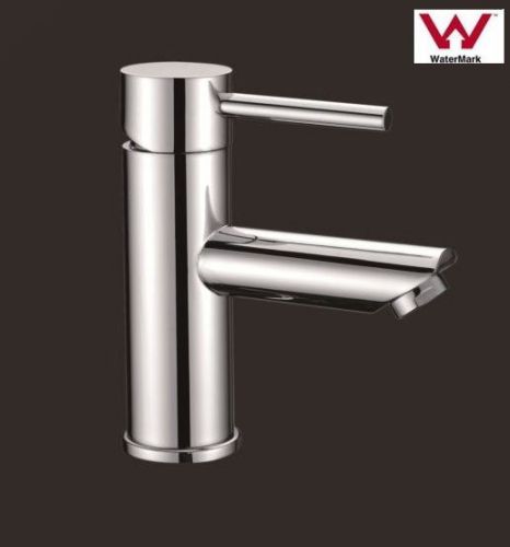 Brand New Round Cylinder WELS Bathroom Basin Flick Mixer Tap Faucet