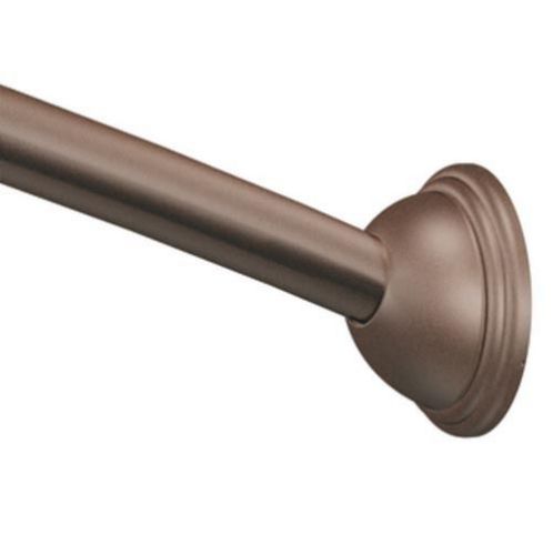Moen dn2160owb creative specialties adjustable curved shower rod  - bronze for sale