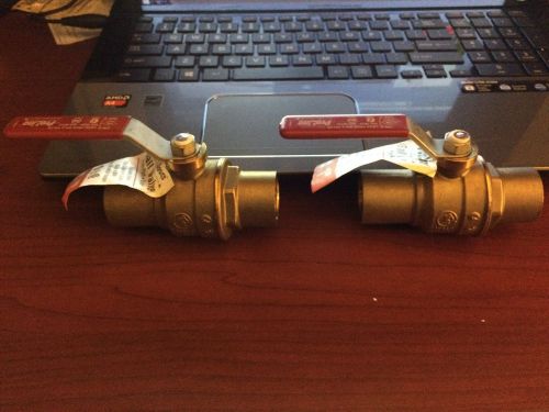 2 pack of 1&#034; swt ball valve 107-455nl proline new for sale