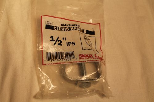 Clevis hanger 1/2 - galvanized - several available / sioux chief brand for sale