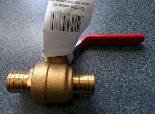 1&#034; pex brass ball valve new for sale